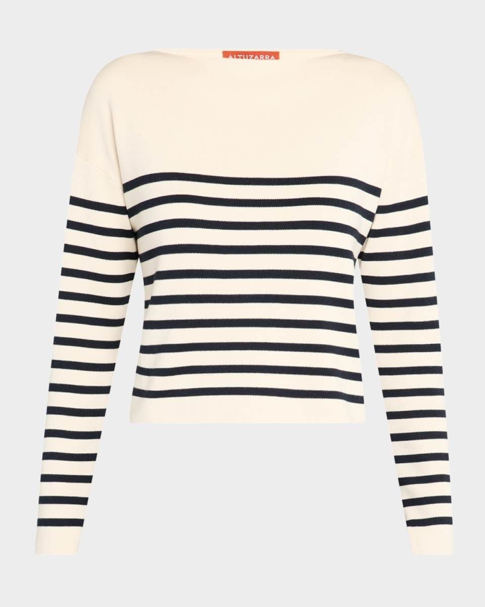 Ronnie Stripe Knit Sweat
